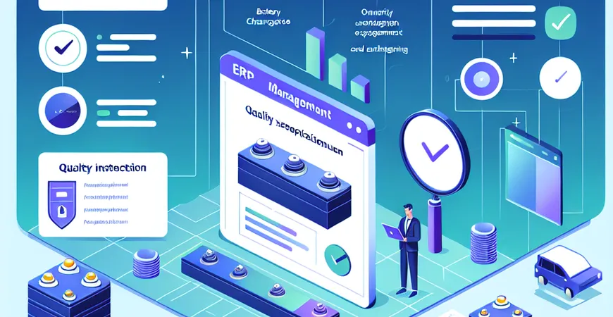 电池业 ERP 电池充放电管理模块质量检验保障措施